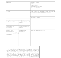CERTIFICATE OF ORIGIN FOR EXPORT TO NEW ZEALAND